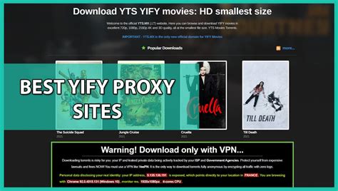 yify tv proxy|YTS Proxy List [Mirrors & Proxies]